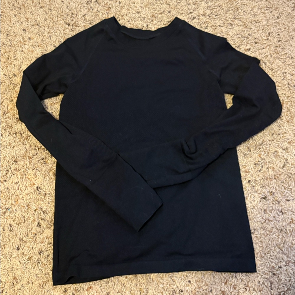 Classic Black Long Sleeve Women's Top